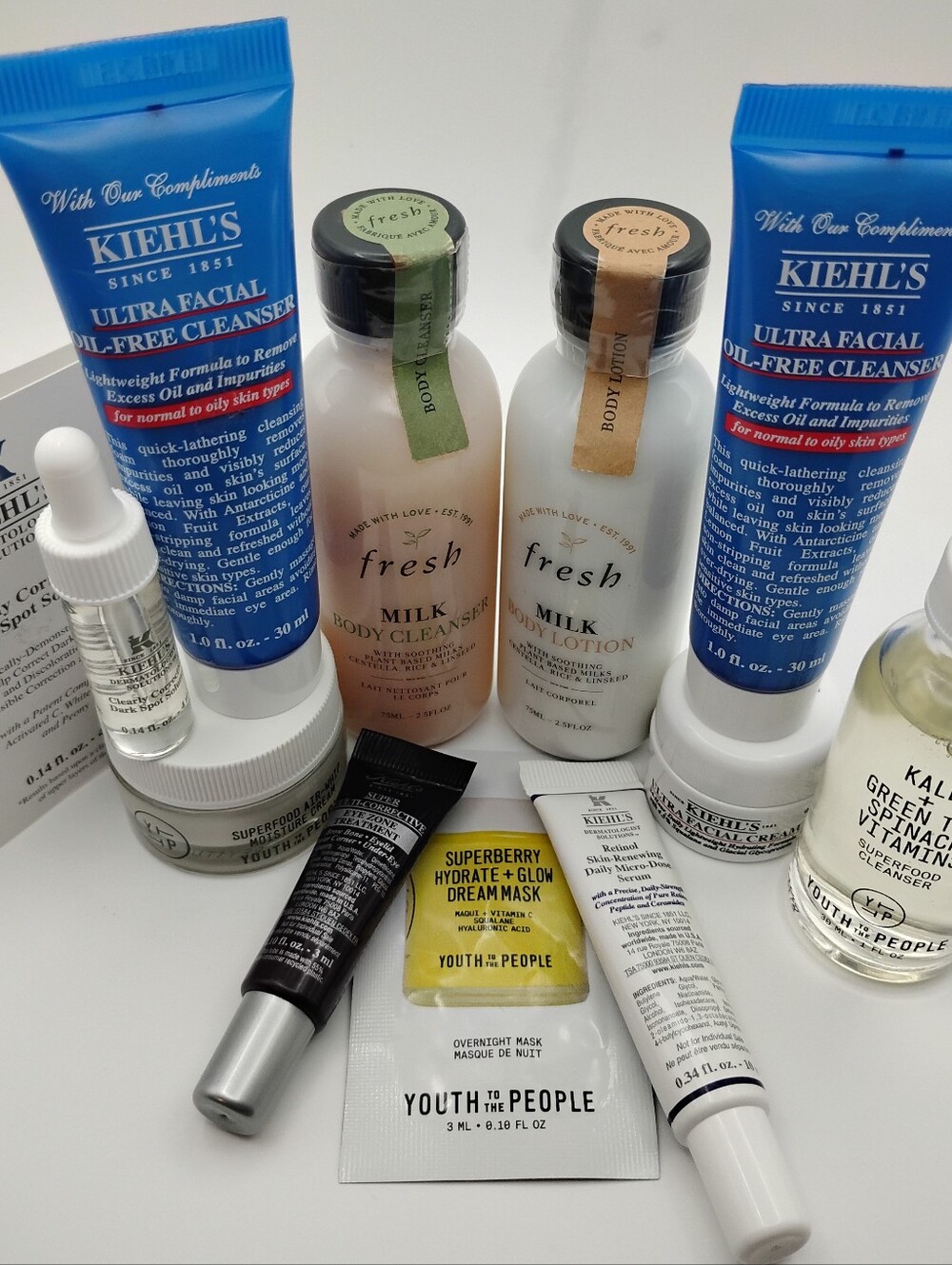 Keihls, Fresh , & Youth To The People Mixed Bundle
